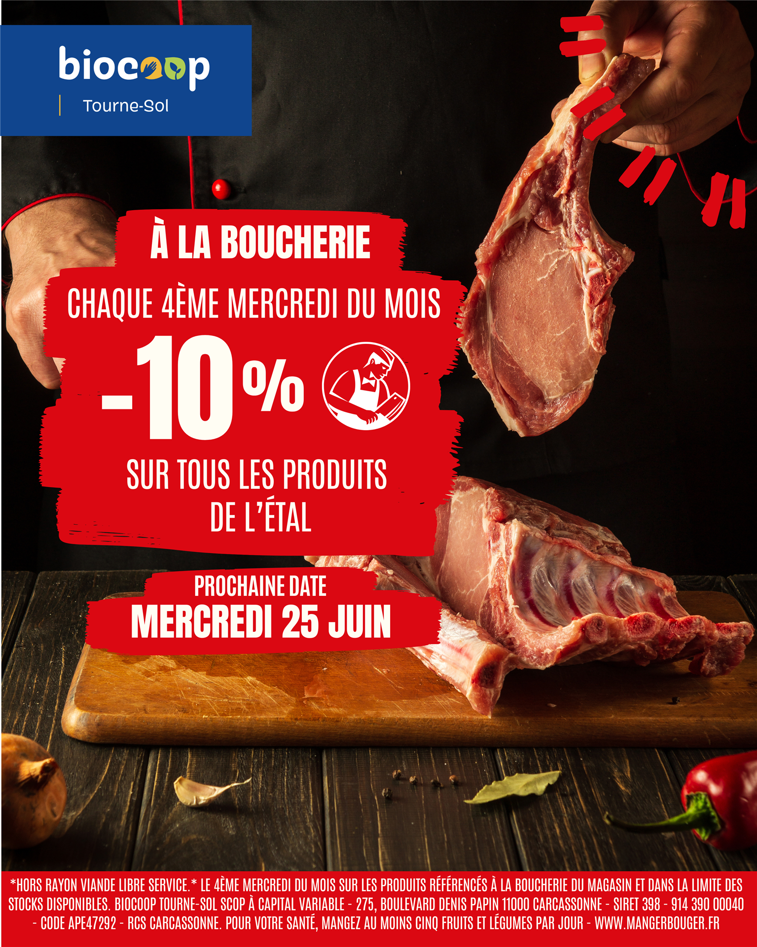✨ -10% sur tout le rayon boucherie ✨