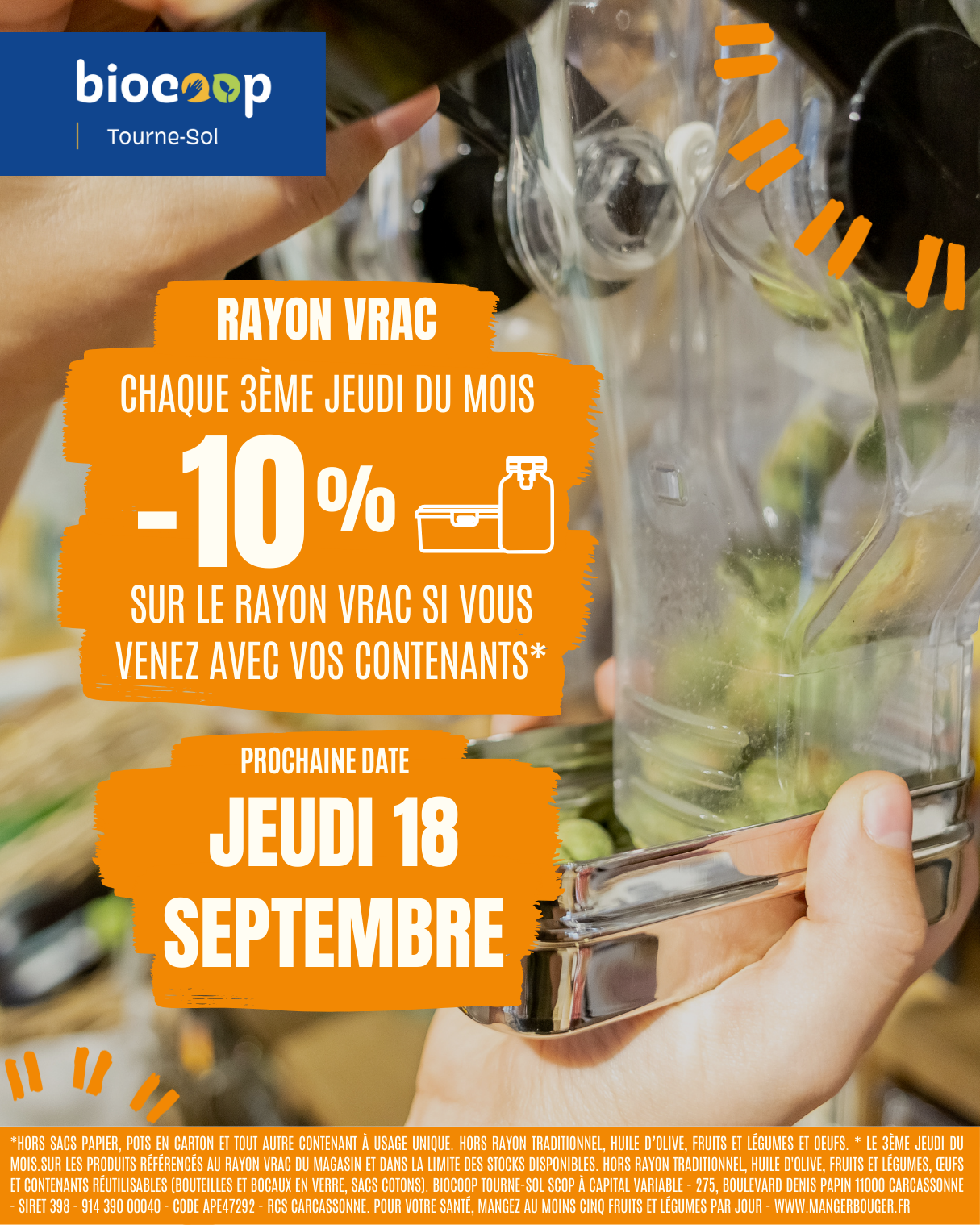 ✨ 10% de réduction sur tout le rayon vrac ✨
