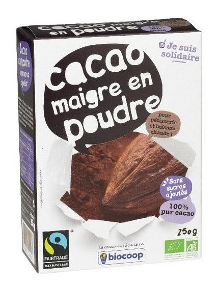 Cacao maigre poudre 250g