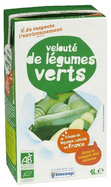 Velouté légumes verts 1L Velouté légumes verts 1L