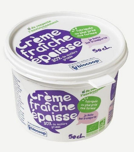 Crème fraîche épaisse 30%MG 50cl