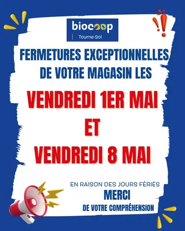🌿 Jours fériés de mai 2026 – Infos pratiques (Partie 1) 🌿