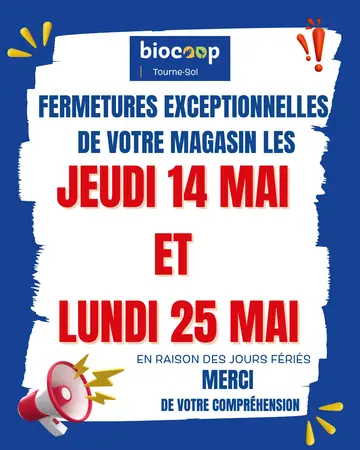 🌿 Jours fériés de mai 2026 – Infos pratiques (Partie 2) 🌿