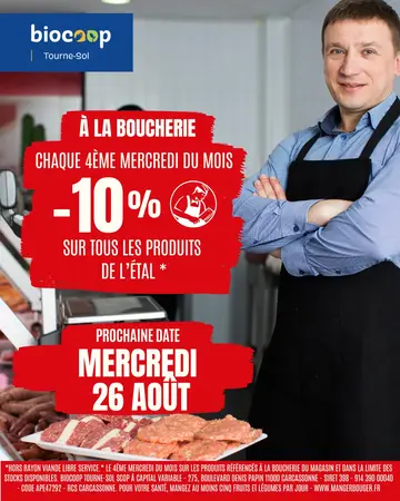 ✨ -10% sur tout le rayon boucherie ✨ ✨ -10% sur tout le rayon boucherie ✨